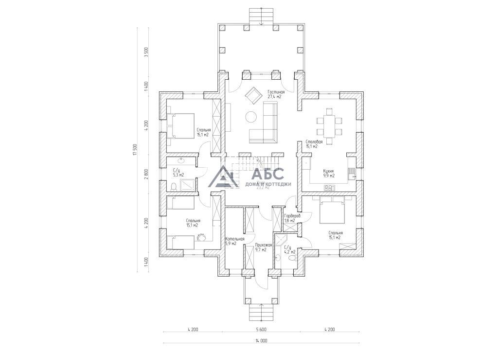 Проект дома «Ирвин» - 3