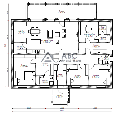 Проект дома «Миллс» - 3