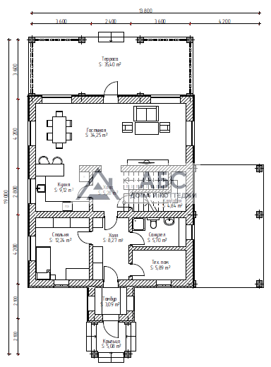 Проект дома «Вудс» - 3