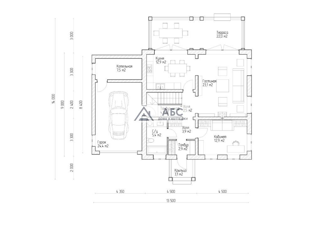 Проект дома «Бомонт» - 4