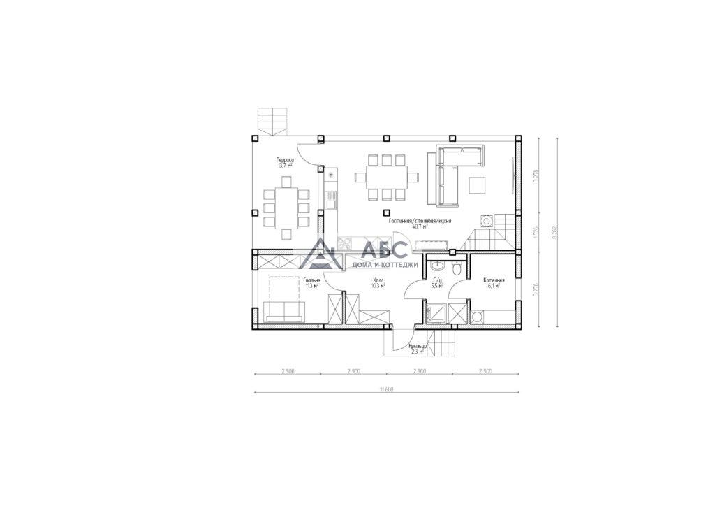 Проект дома «Монфор» - 3