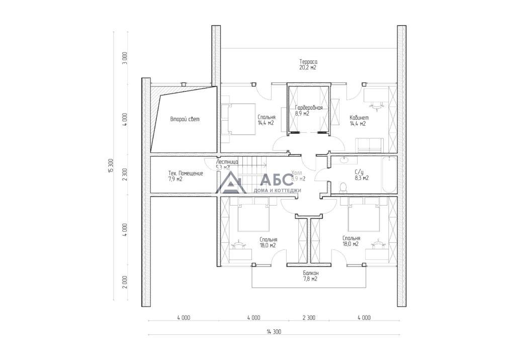 Проект дома «Остин» - 4