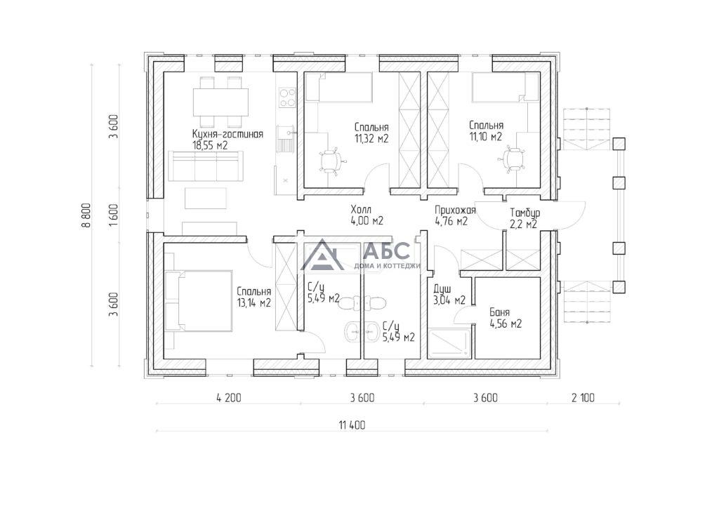 Проект дома «Блэнкет» - 3