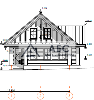 Проект дома «Шайло» с цоколем - 6