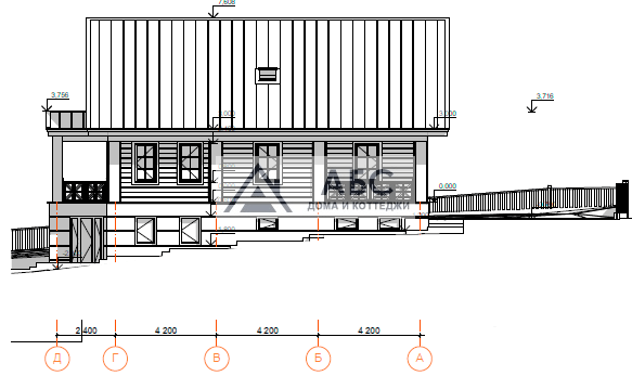 Проект дома «Шайло» с цоколем - 7