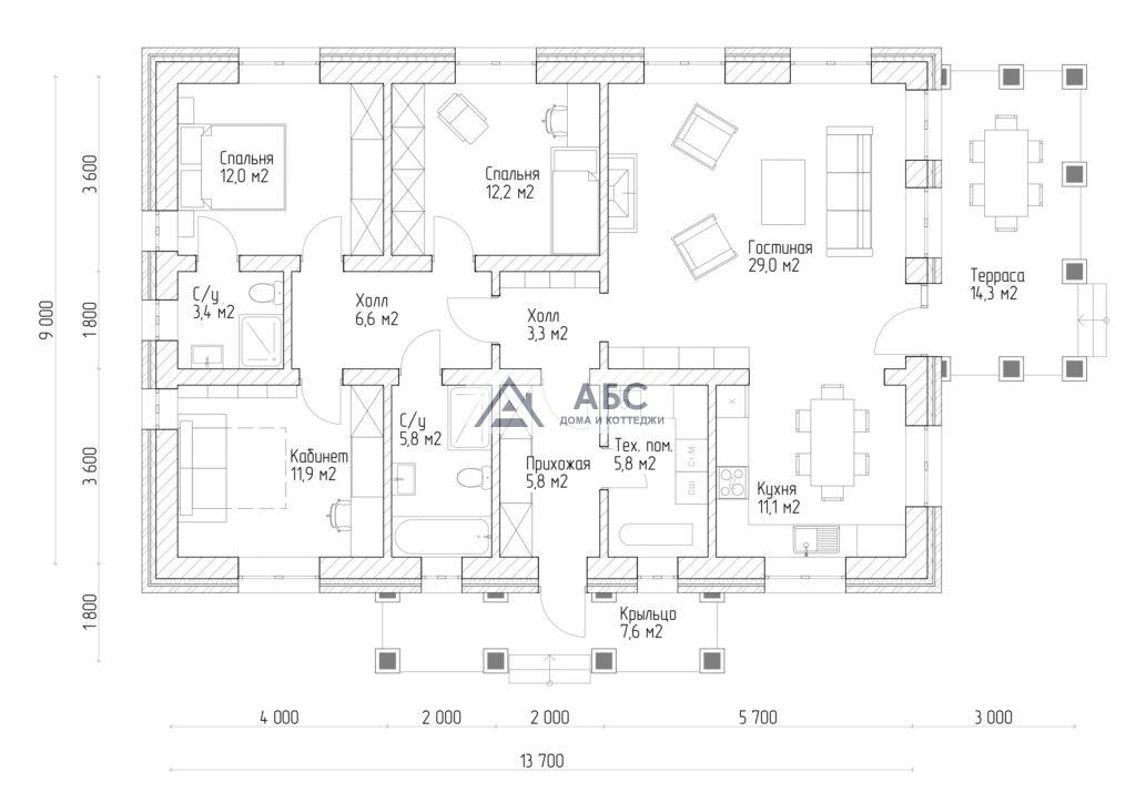 Проект дома «Ирвинг» - 2
