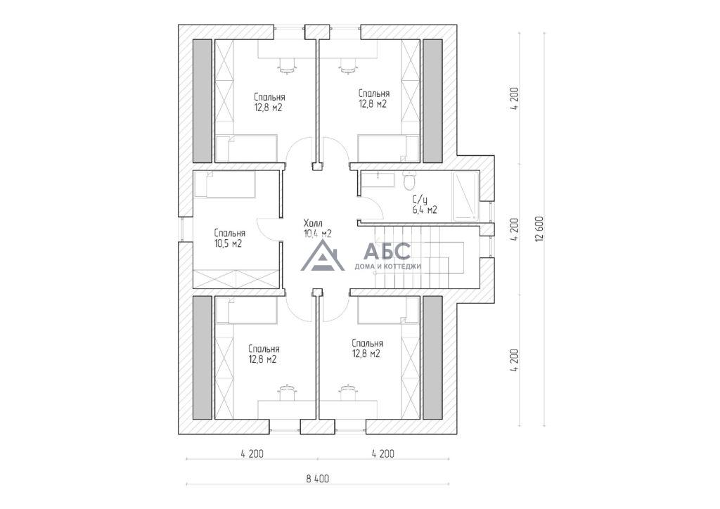 Проект дома «Шайло» с цоколем - 5