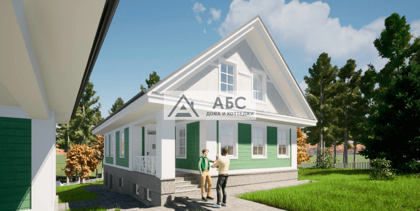 Проект дома «Шайло» с цоколем - 1