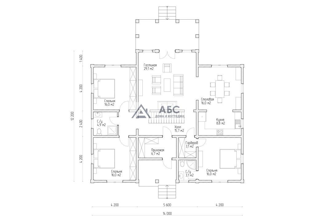 Проект дома «Блант» - 2